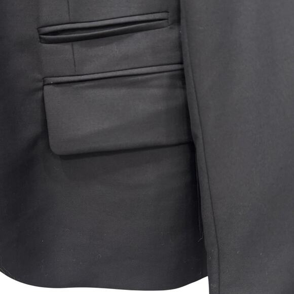 Stella McCartney Wool Shawl Blazer Jacket Black Tailored Size IT 40 / US 4 - Picture 5 of 13